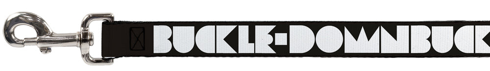 Dog Leash - BUCKLE-DOWN Shapes Black/White