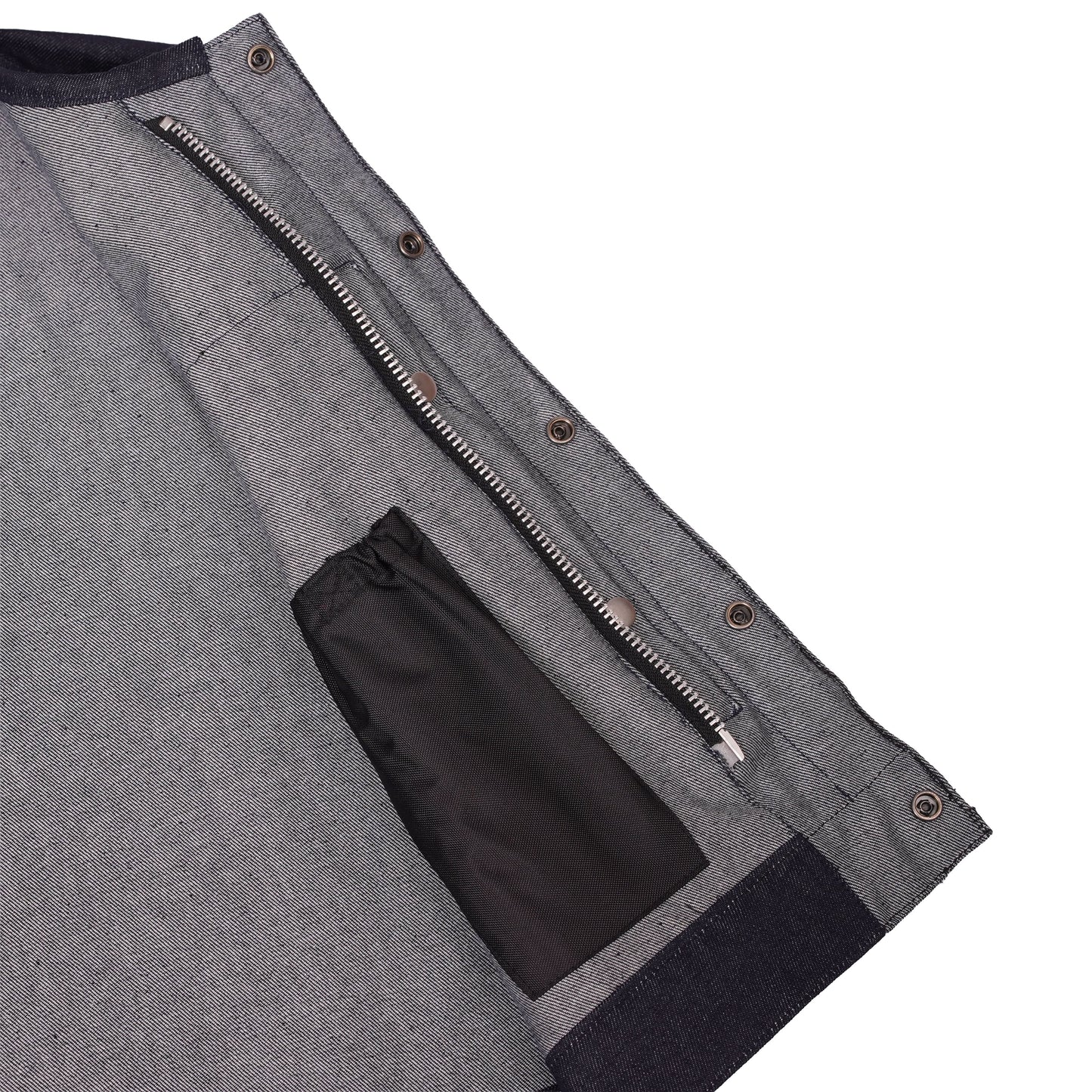 Dirt Nap Men’s Denim Motorcycle Vest