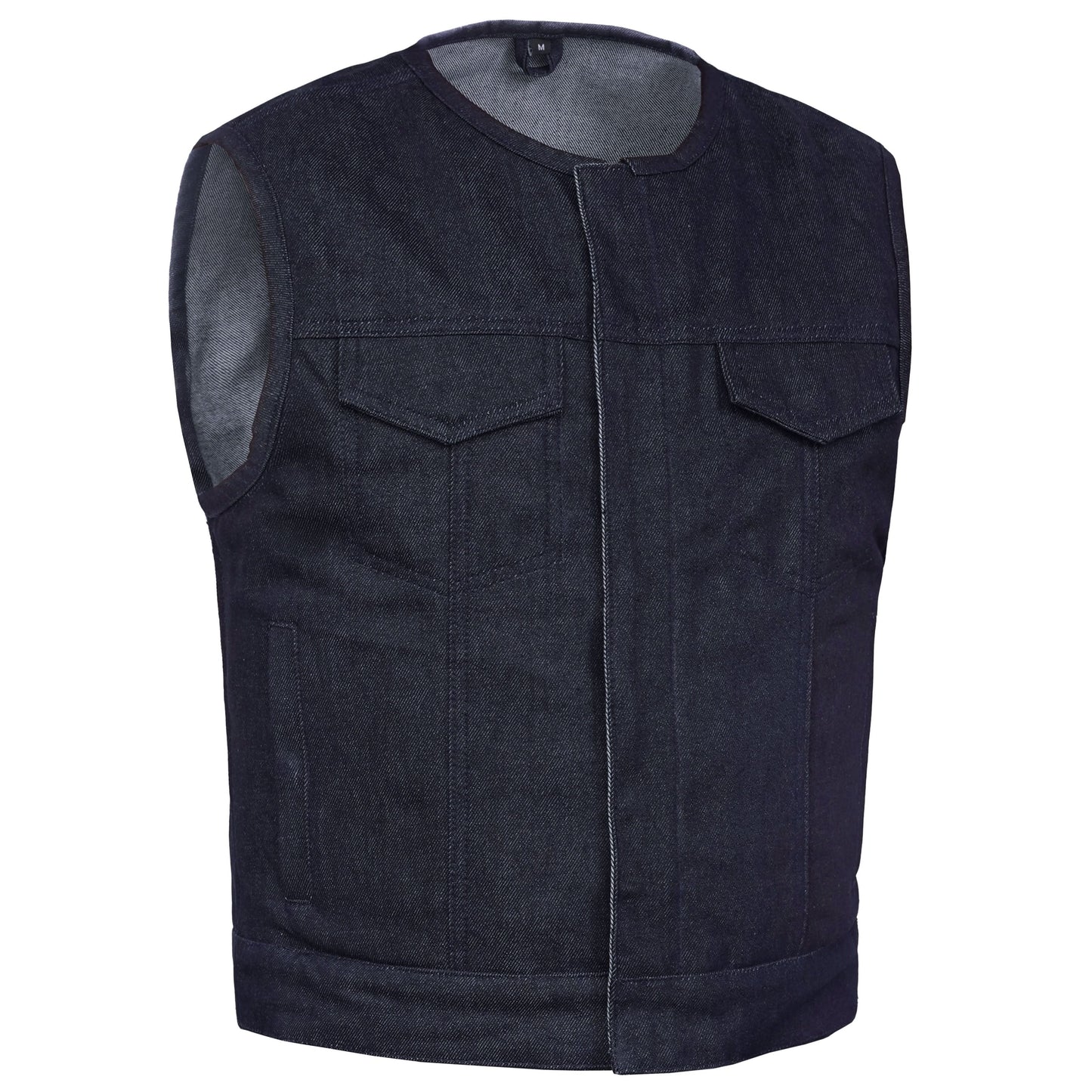 Hardline Men’s Motorcycle Denim Vest