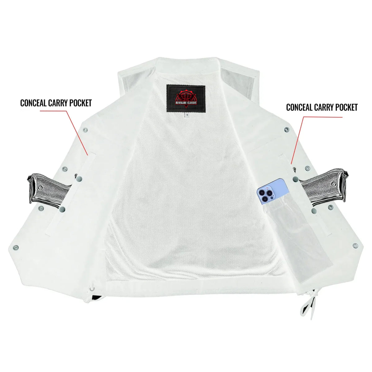Maison Men’s Motorcycle Vest