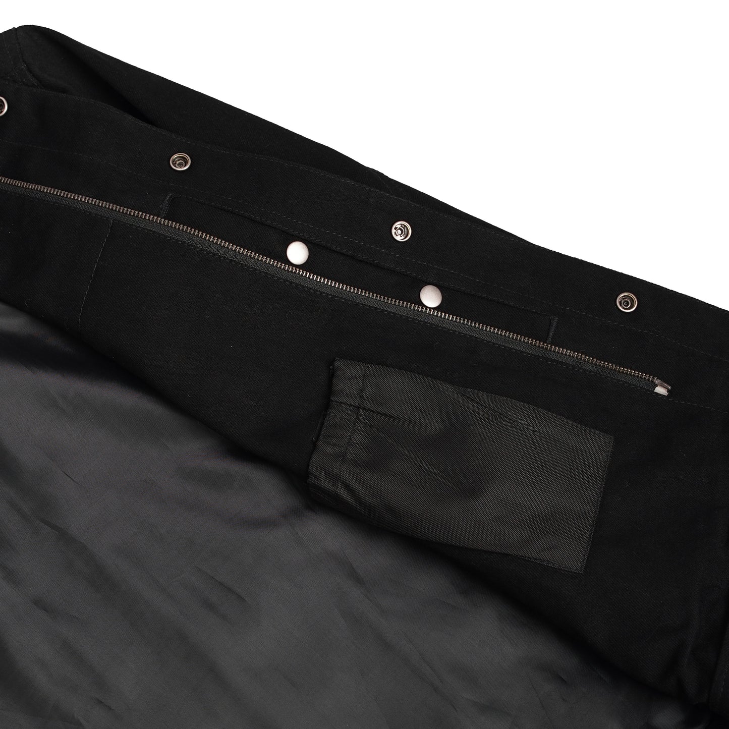 Men's Full Cut Denim Jacket – Leather Trim & Hidden Pockets