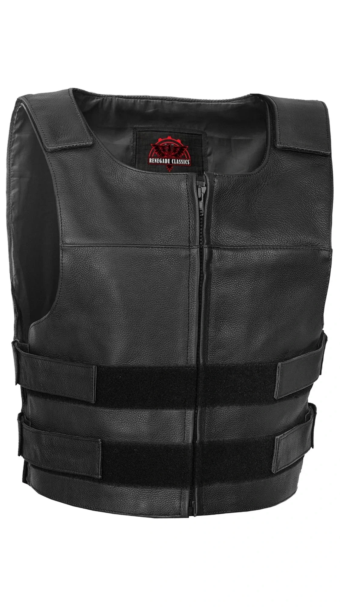 Frisco Men’s Leather Motorcycle Vest