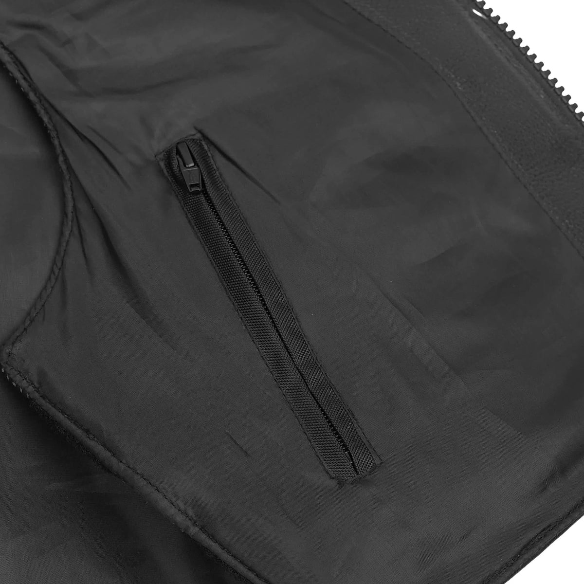 Frisco Men’s Leather Motorcycle Vest