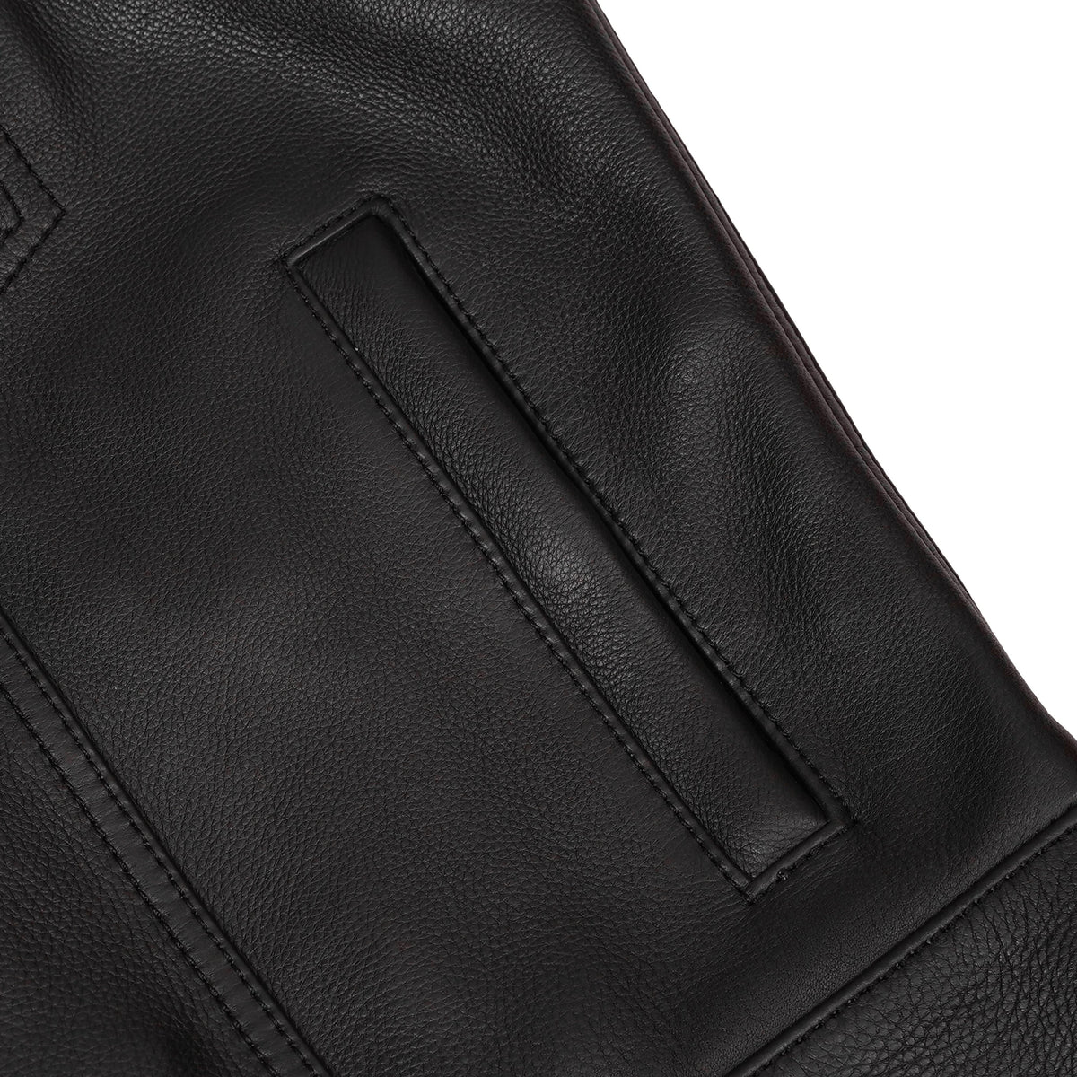 Nocturne Mens Leather Motorcycle Vest