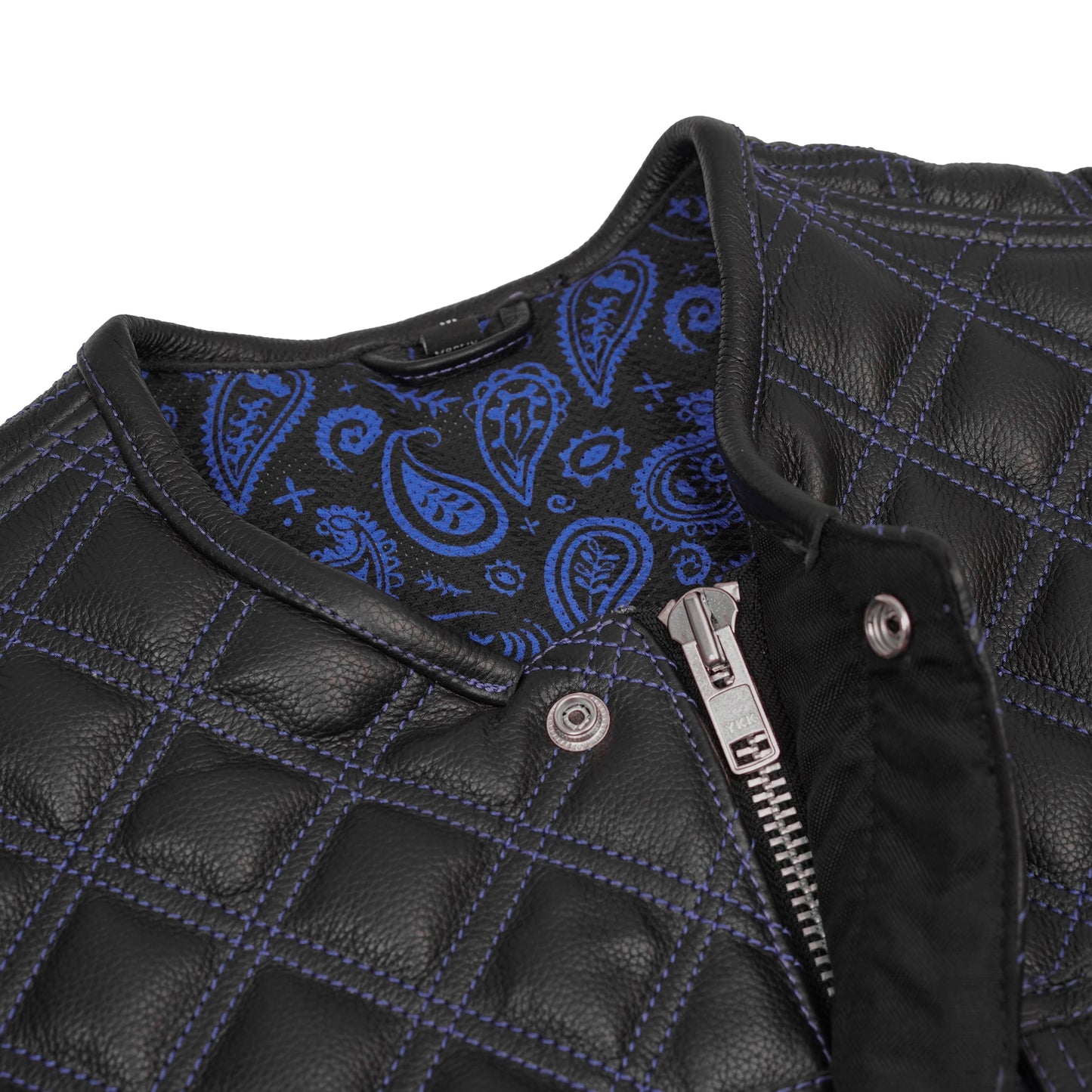 Mile Crusher Mens Motorcycle Leather Vest