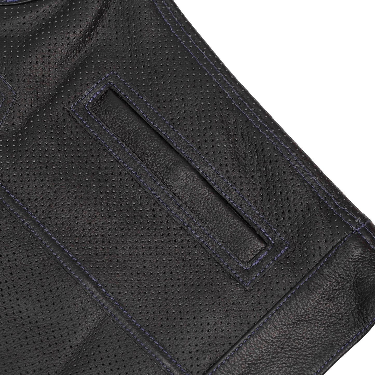 Mile Crusher Mens Motorcycle Leather Vest