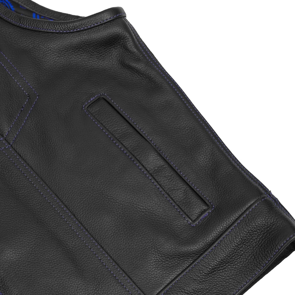 Cobalt Men’s Lowcut Motorcycle Leather Vest