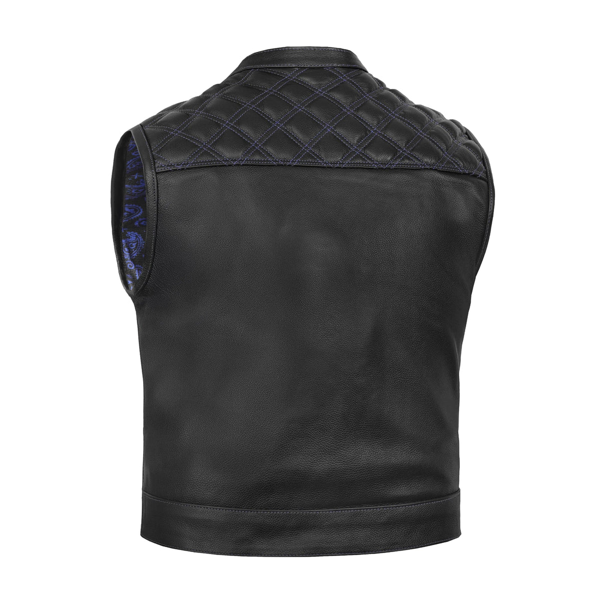 Cobalt Men’s Lowcut Motorcycle Leather Vest