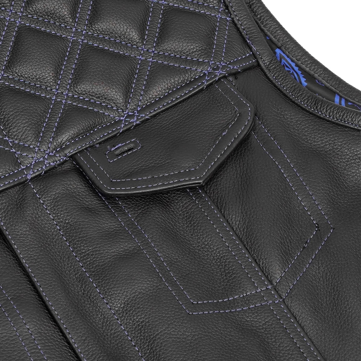 Cobalt Men’s Lowcut Motorcycle Leather Vest
