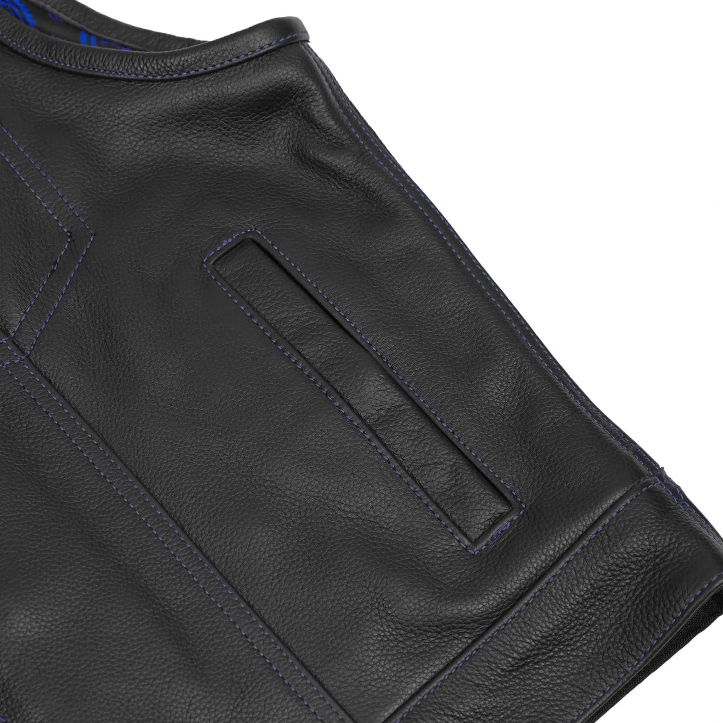 Odin Grim Men's Motorcycle Leather Vest