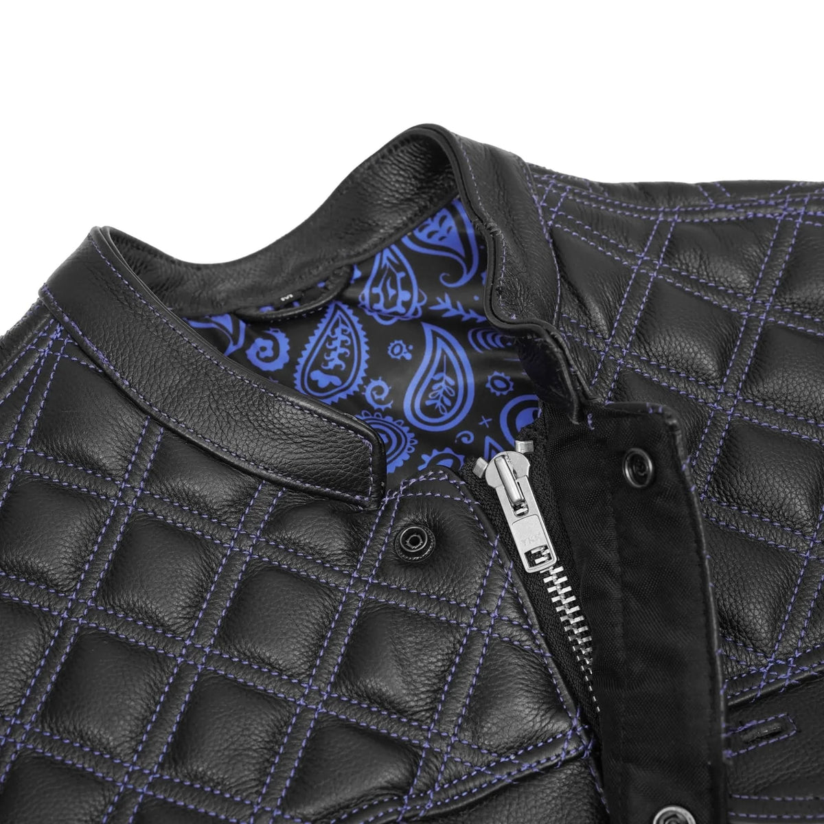 Odin Grim Men's Motorcycle Leather Vest
