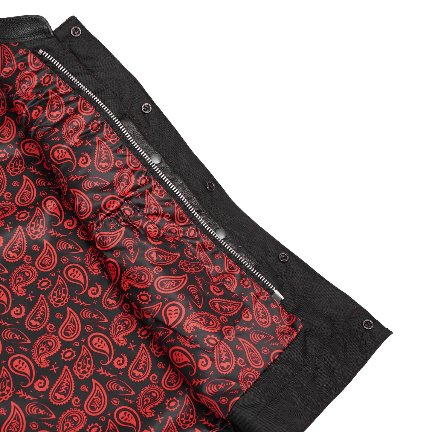 Firedust Men's Motorcycle Leather Vest