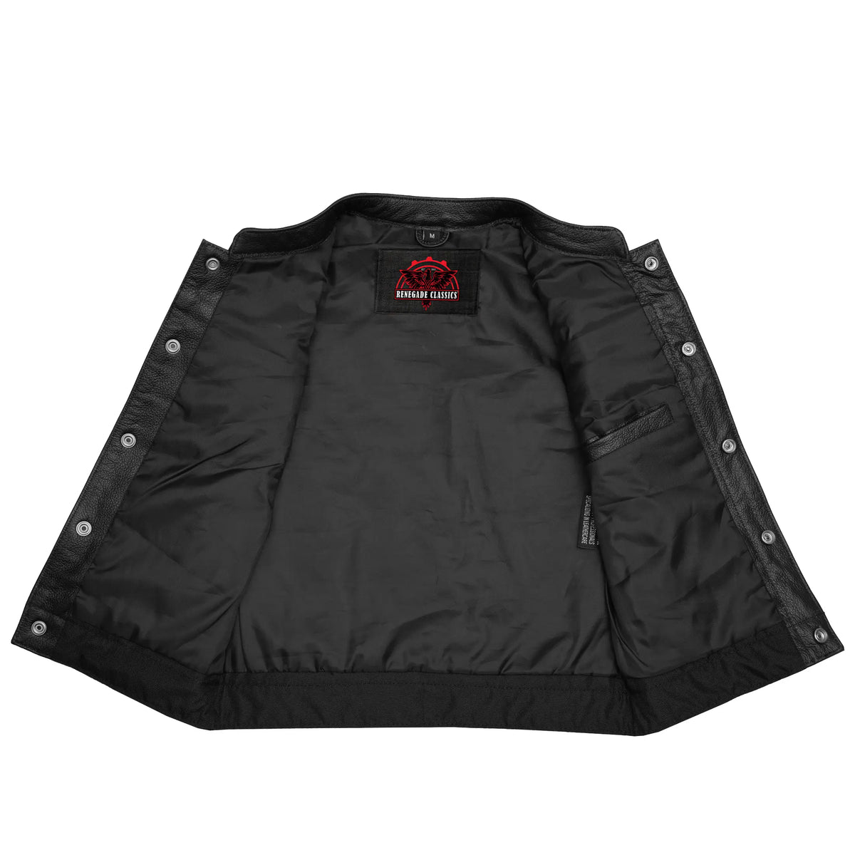Street King Kids Motorcycle Leather Vest