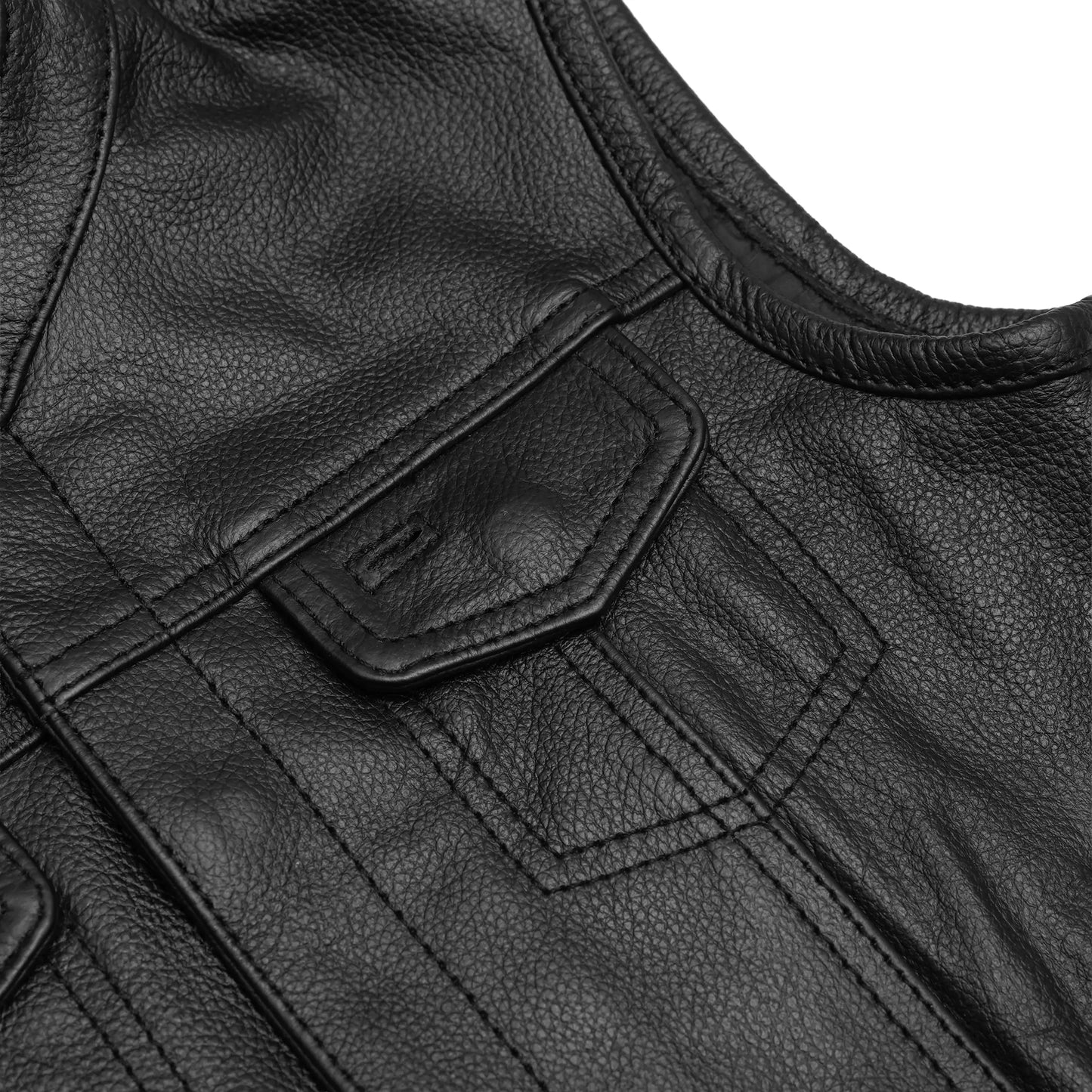 Street King Kids Motorcycle Leather Vest