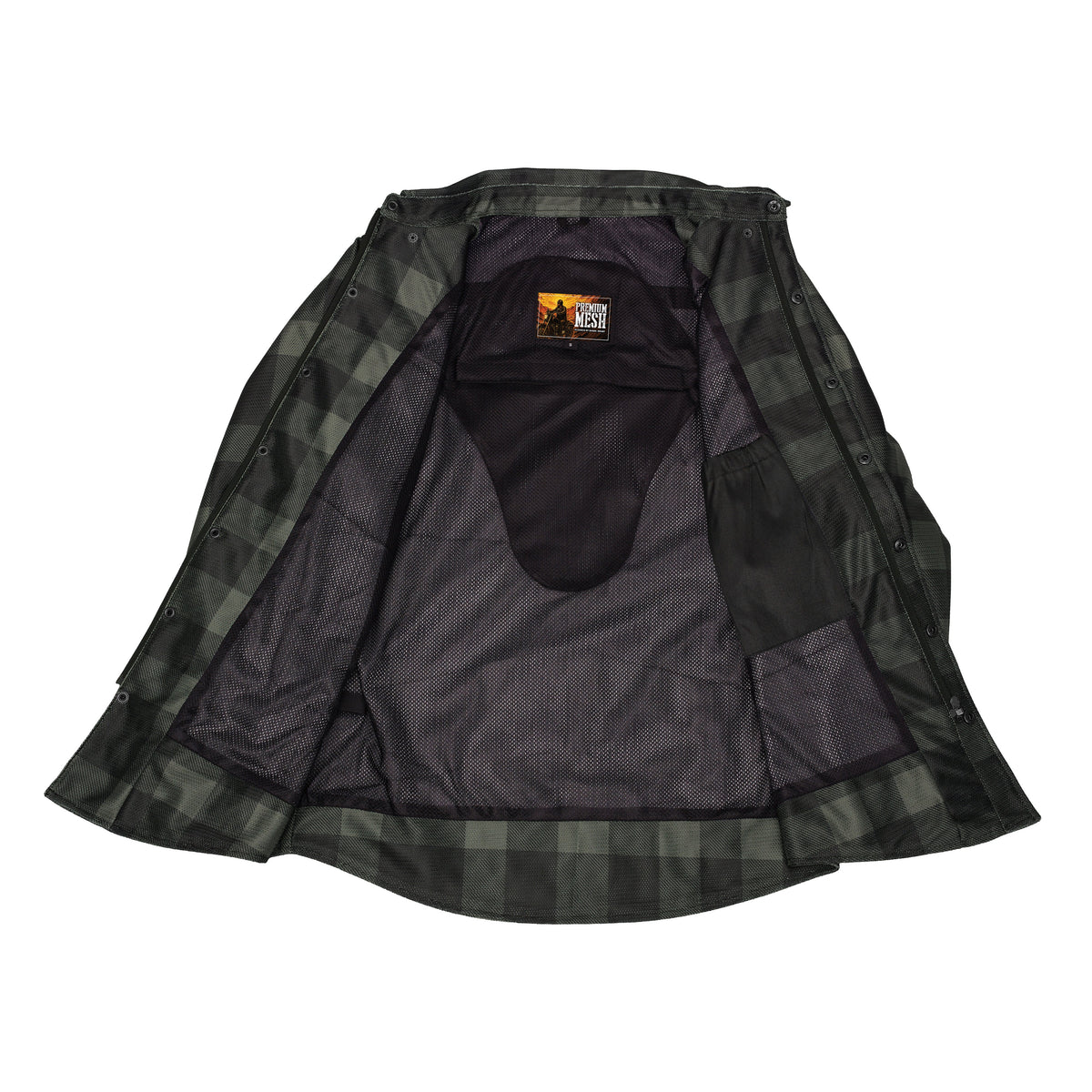 Faithful Men’s Mesh Flannel Riding Shirt