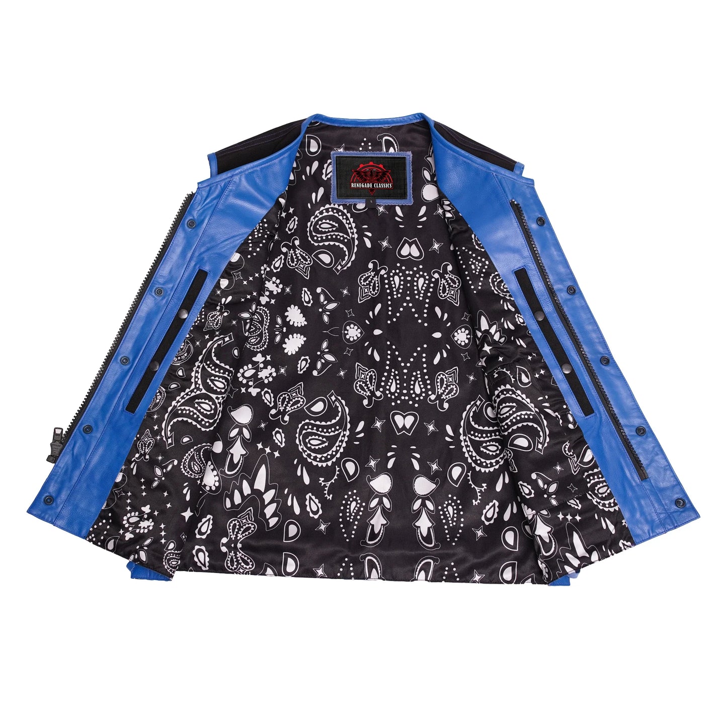 Blue Reaper Men’s Textile Motorcycle Vest