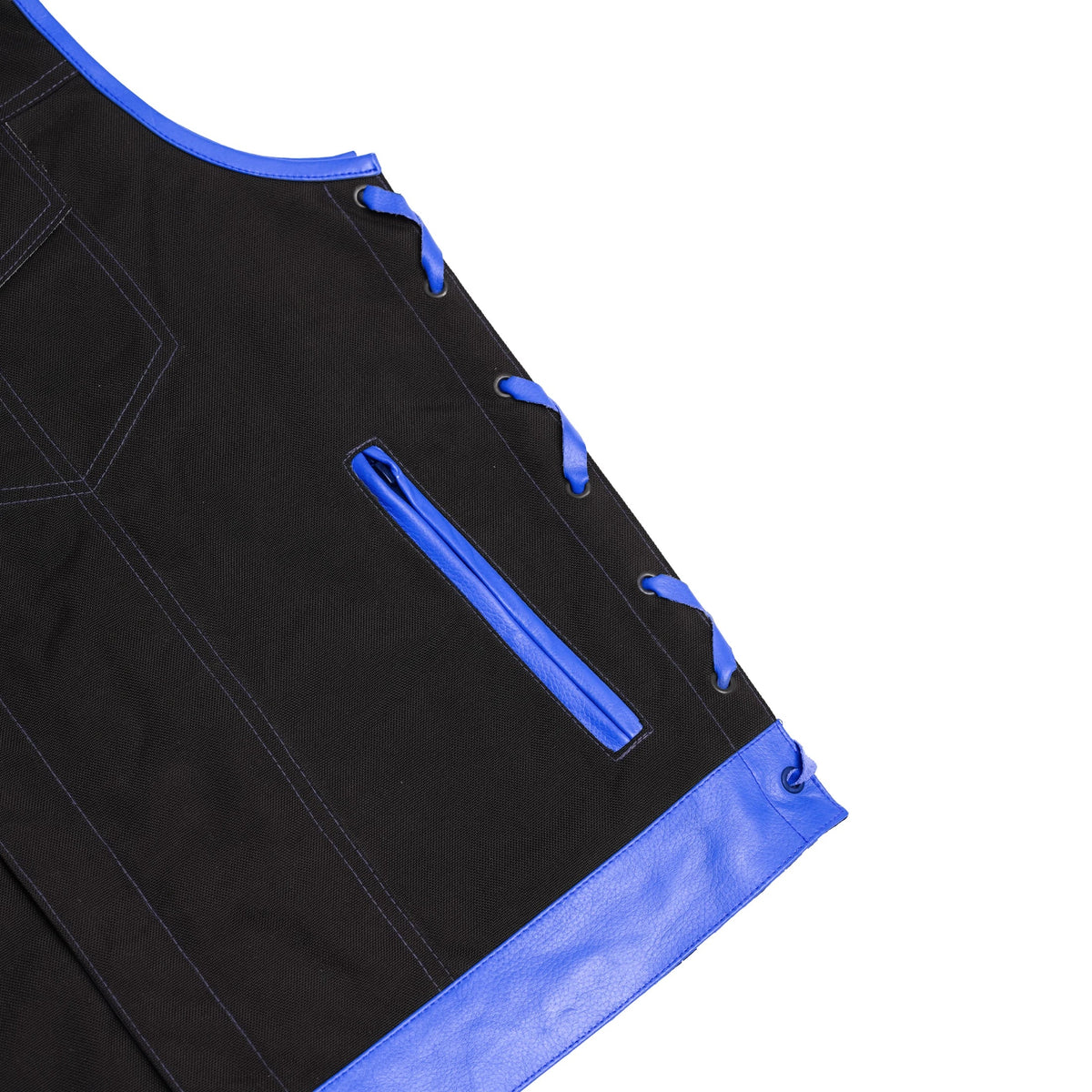 Blue Reaper Men’s Textile Motorcycle Vest