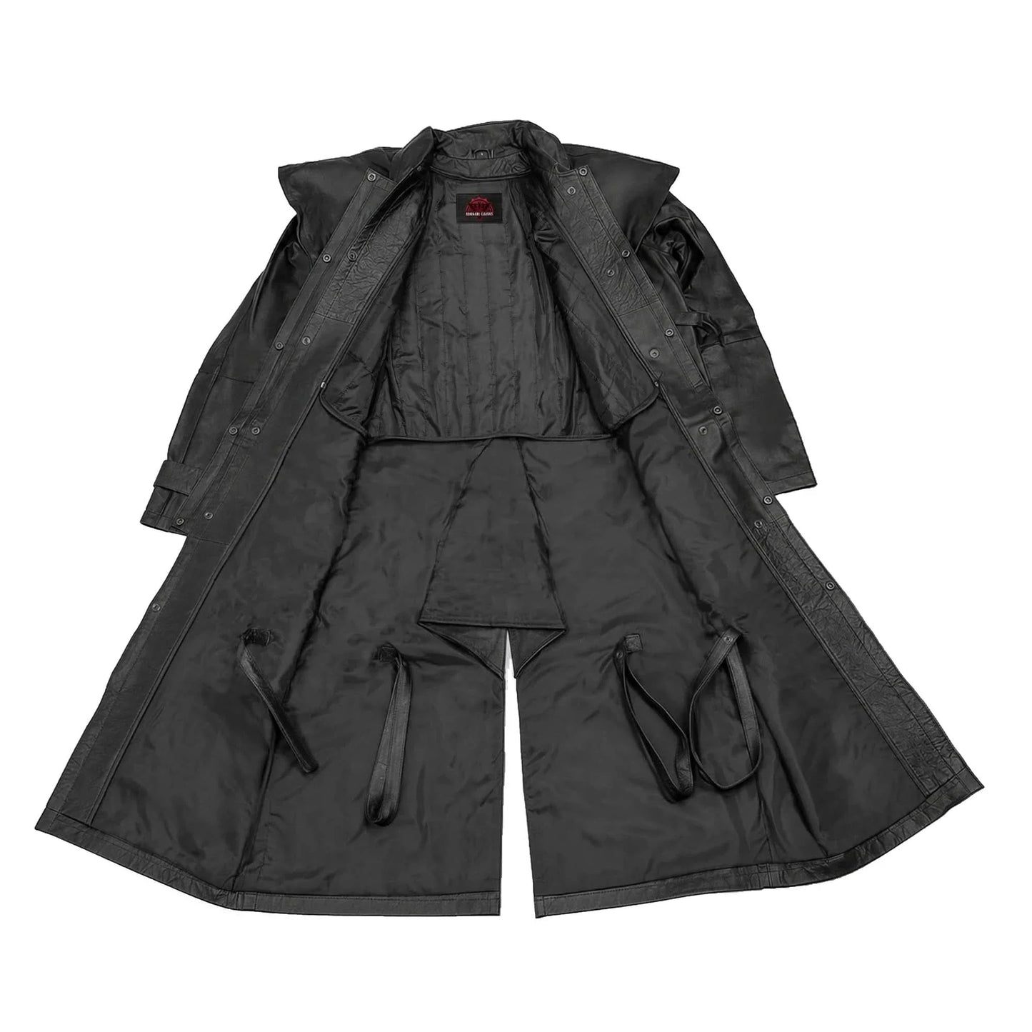 Notch Men’s Long Motorcycle Coat