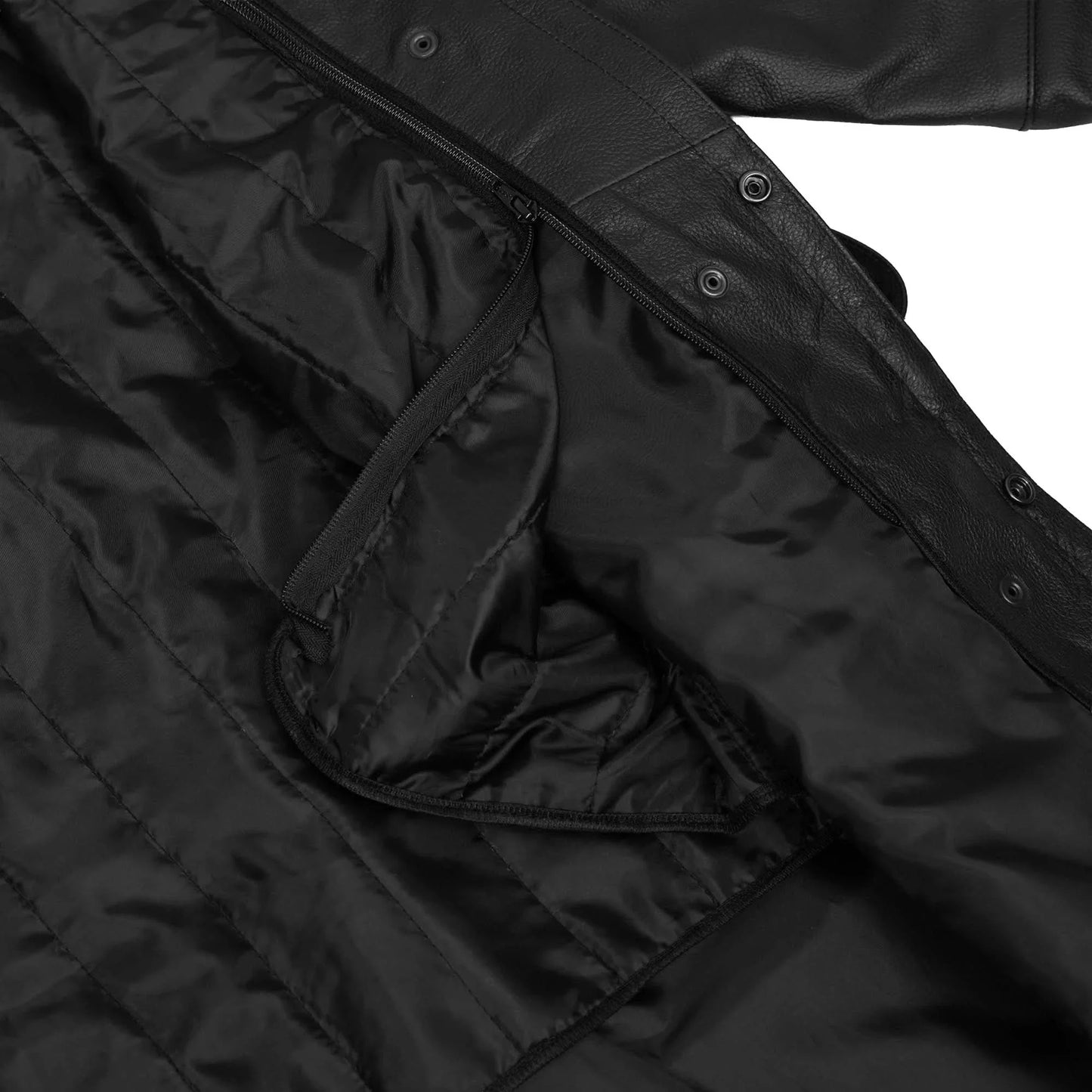 Notch Men’s Long Motorcycle Coat