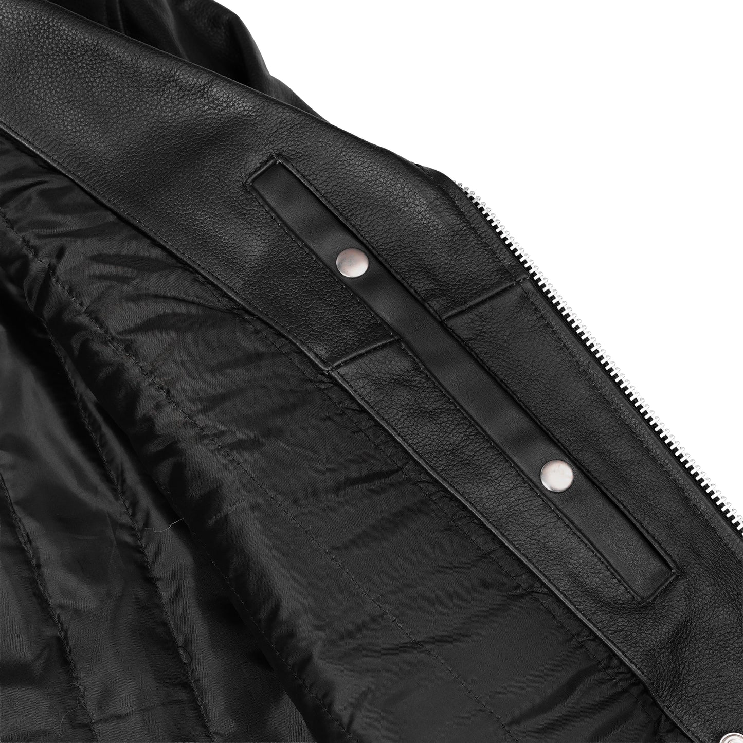 Super Arnold Men's Black Leather Jacket – Retro Design