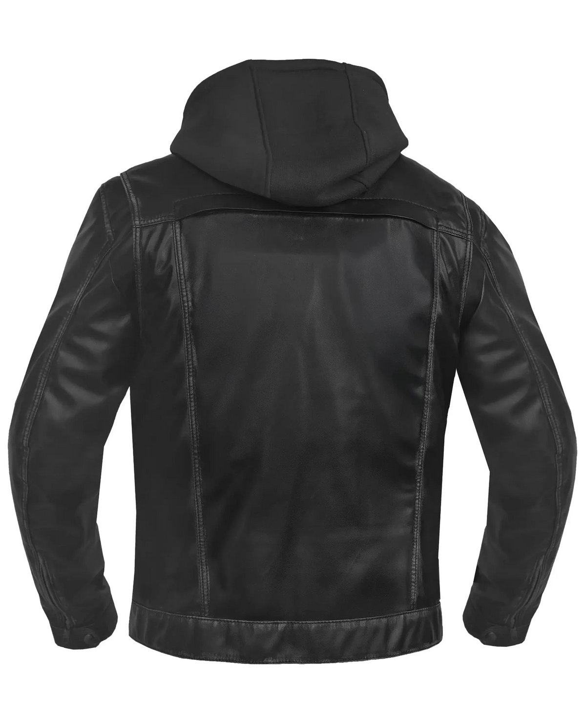DarkMuse Men’s Leather Motorcycle Jacket