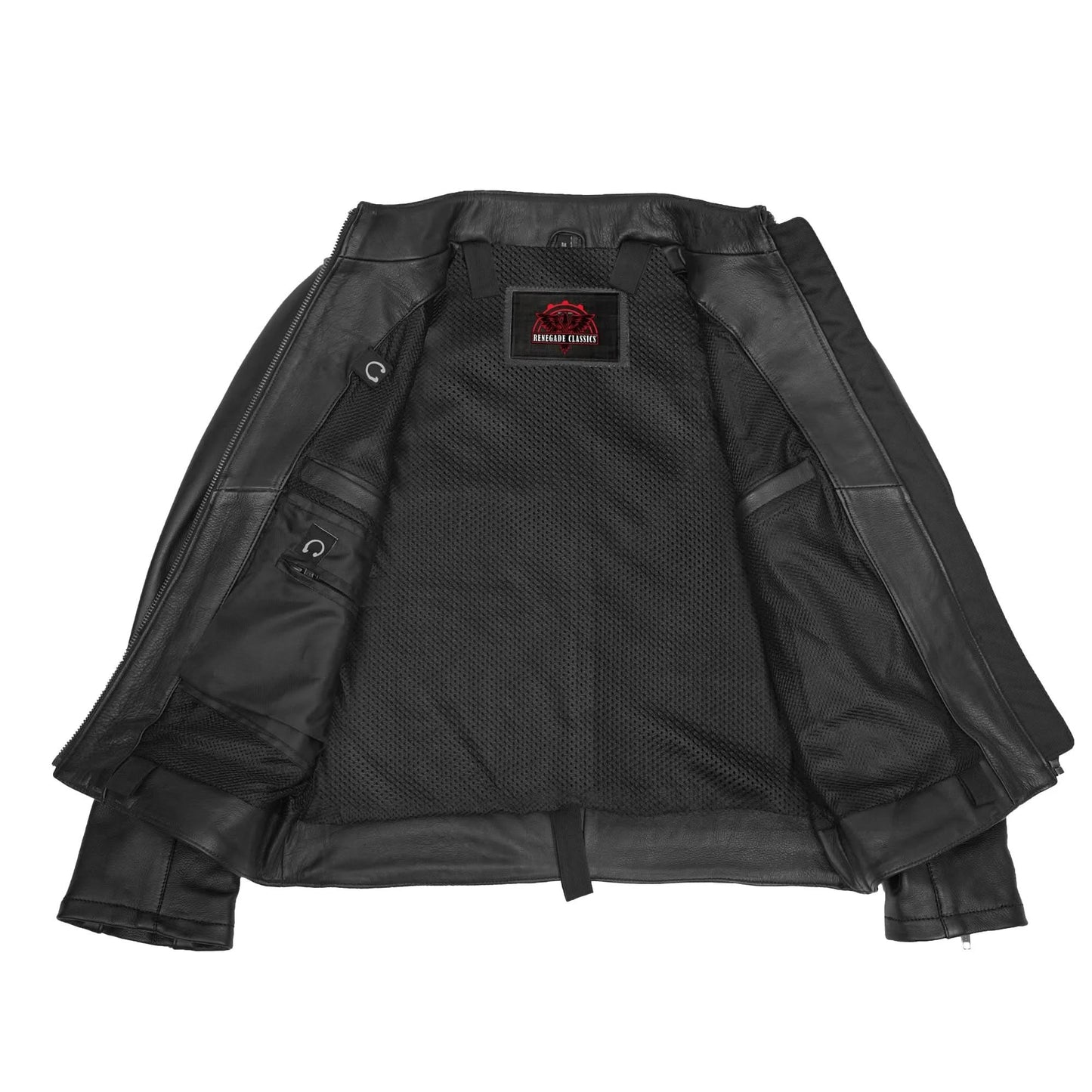 Roviana Women’s Leather Motorcycle Jacket