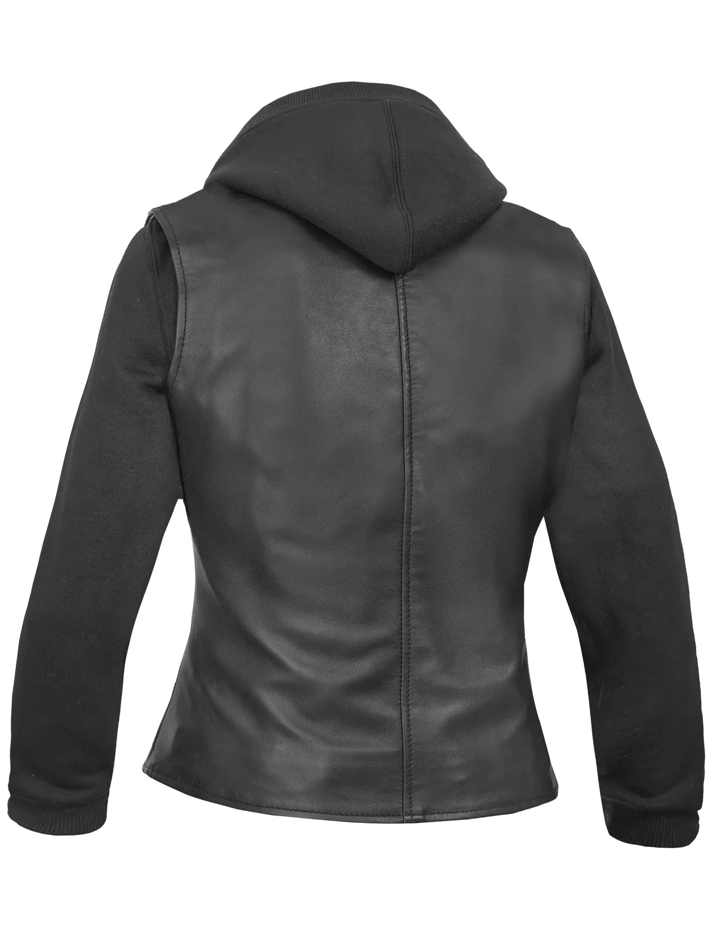Lustré Noir Women's Leather Motorcycle Jacket