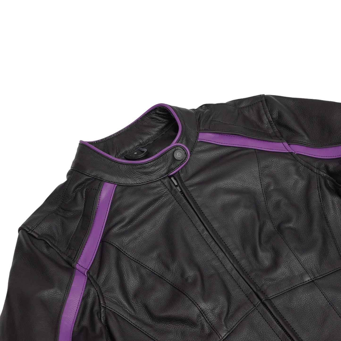 LunaShift Women’s Leather Motorcycle Jacket