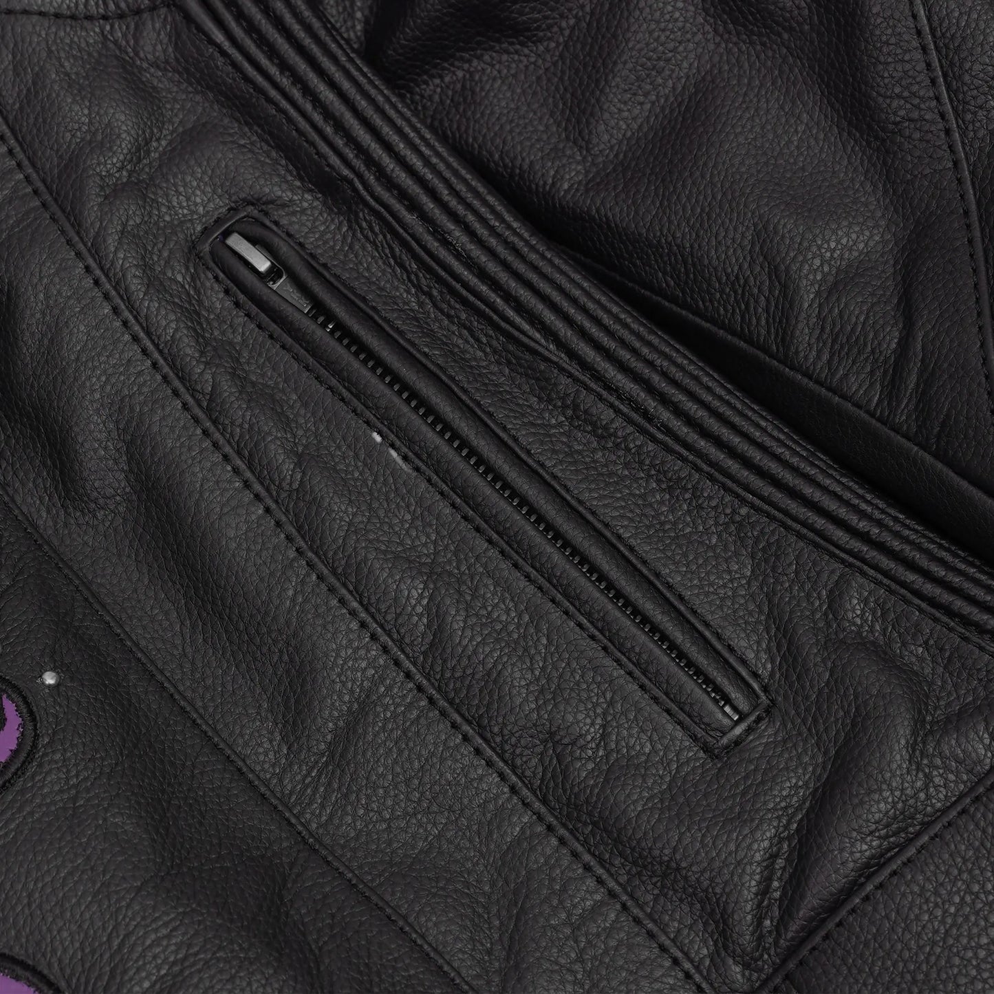 LunaShift Women’s Leather Motorcycle Jacket