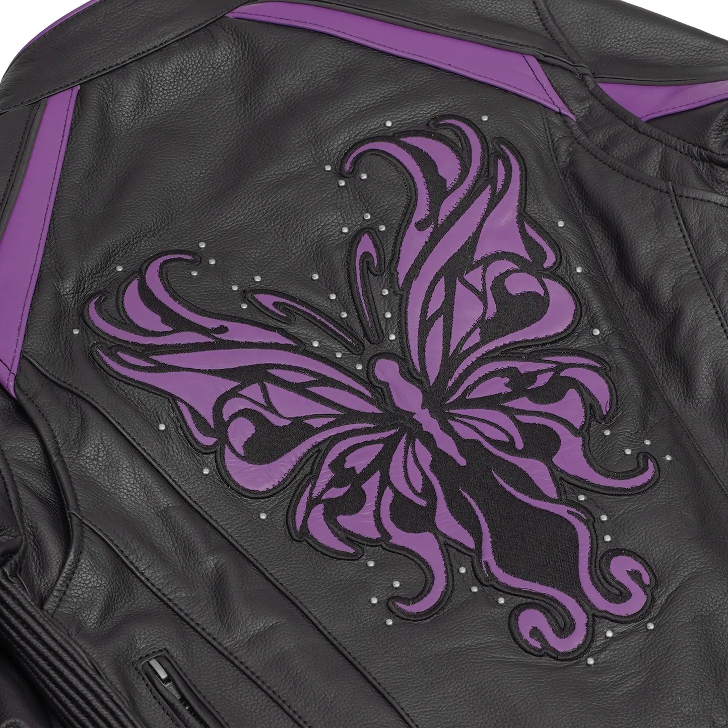 LunaShift Women’s Leather Motorcycle Jacket