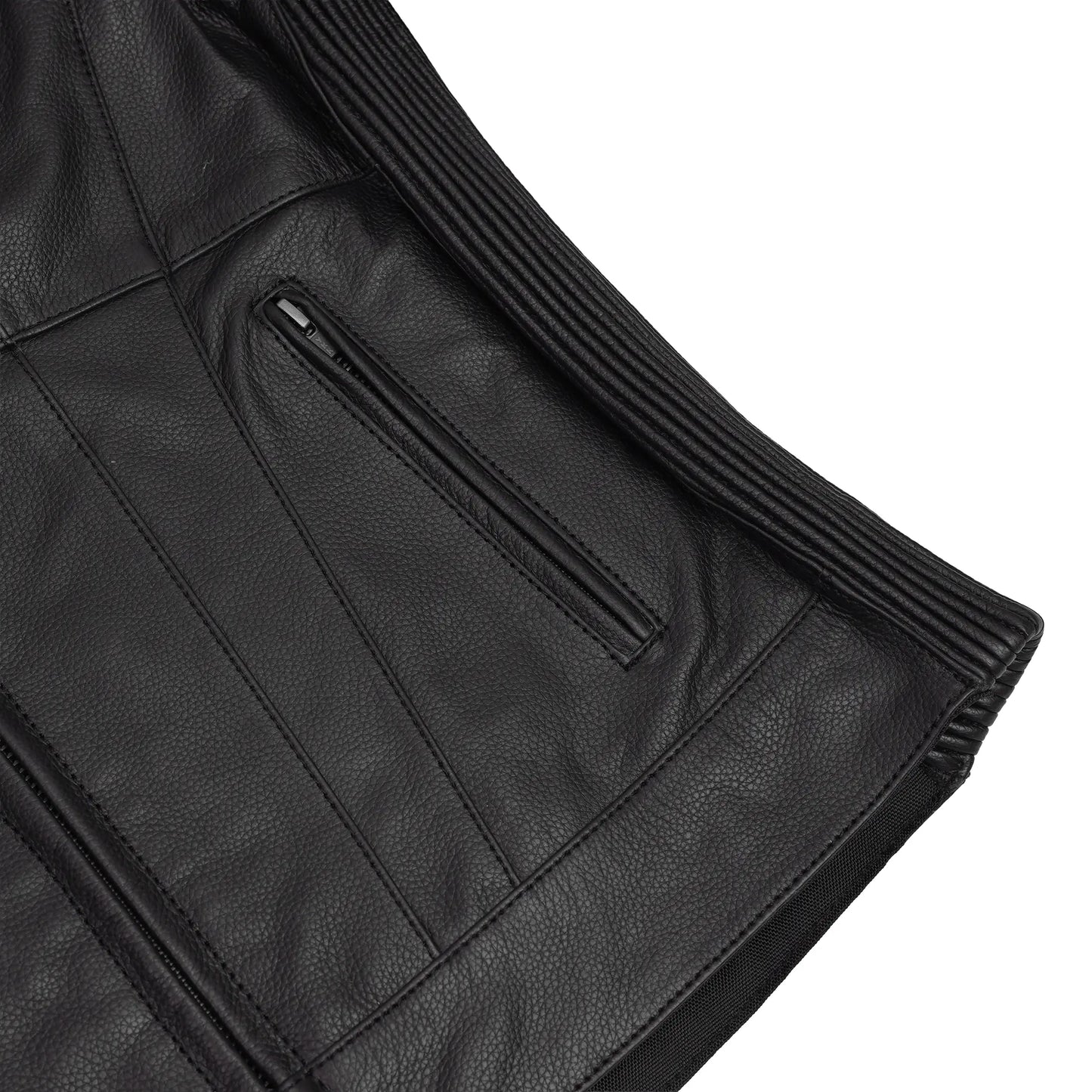 LunaShift Women’s Leather Motorcycle Jacket