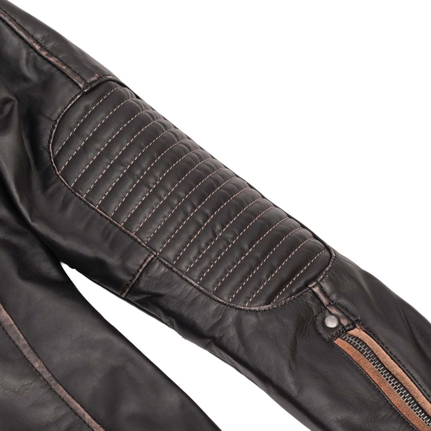 Maison Veyra Women’s Leather Motorcycle Jacket