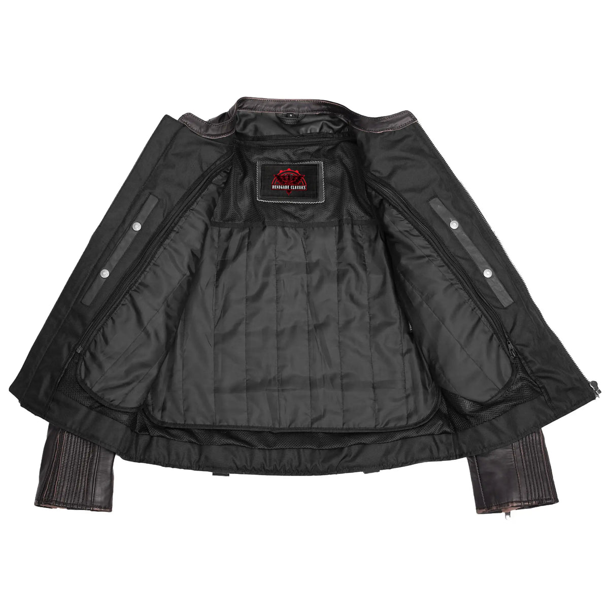 Maison Veyra Women’s Leather Motorcycle Jacket