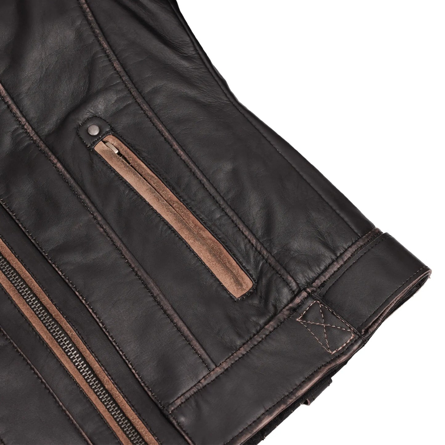 Maison Veyra Women’s Leather Motorcycle Jacket