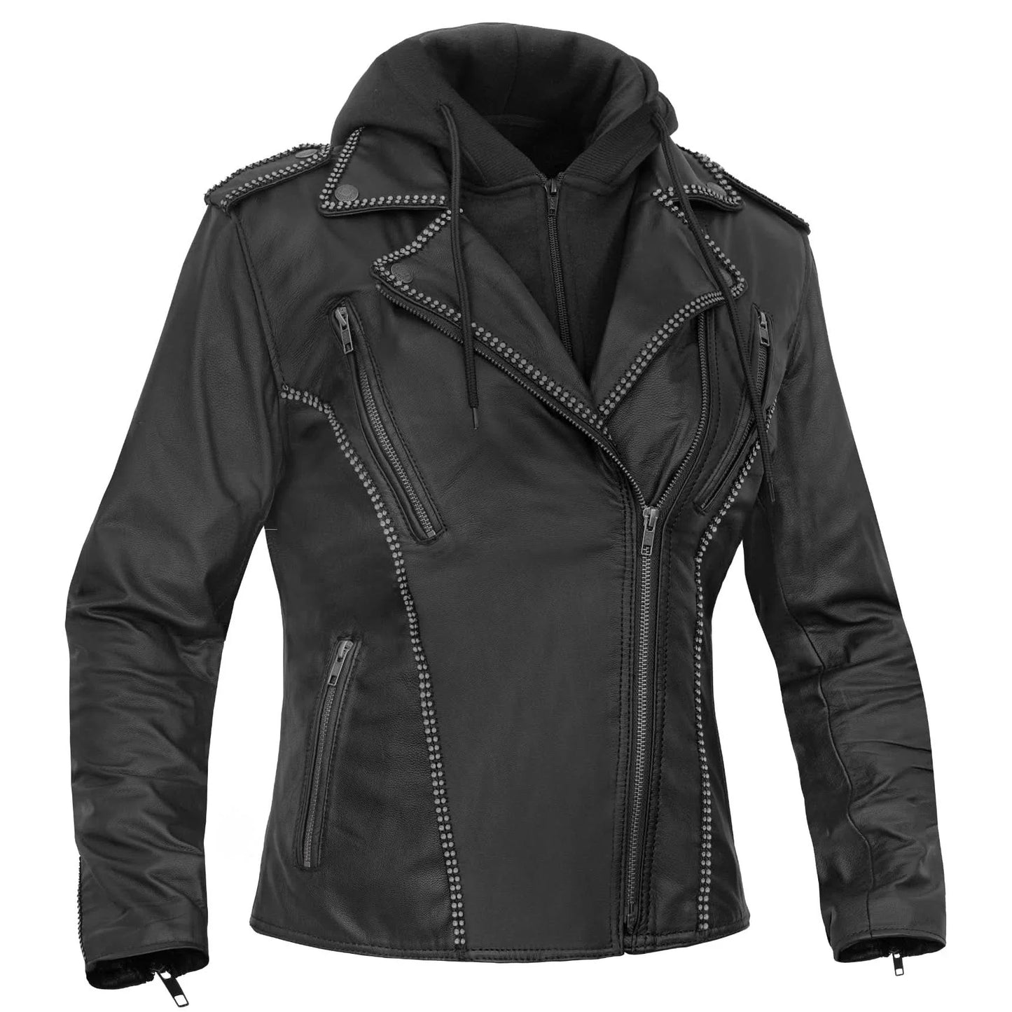 Celeste Women’s Motorcycle Leather Jacket