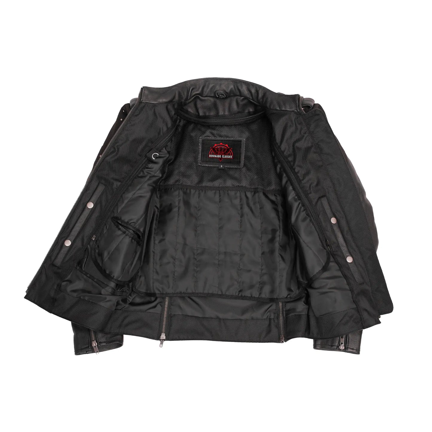 Camille Women's Leather Motorcycle Jacket