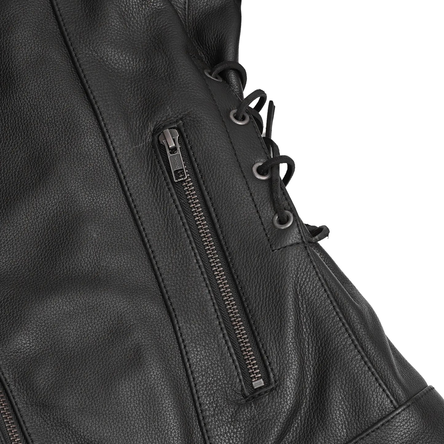 Camille Women's Leather Motorcycle Jacket