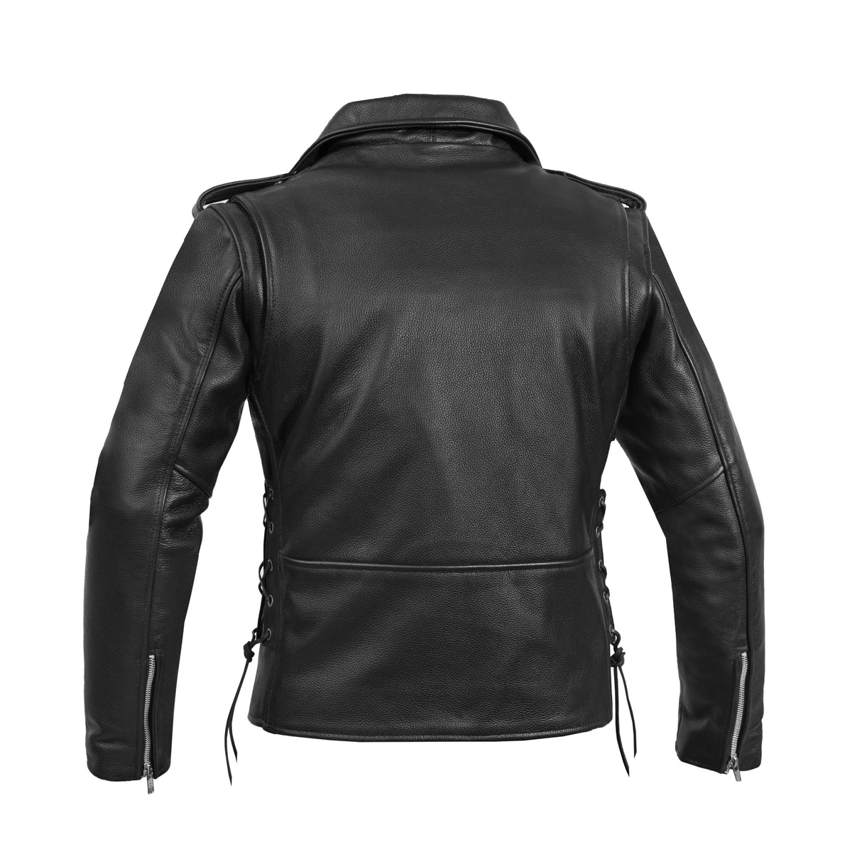 SpeedMoto Women's Leather Motorcycle Jacket