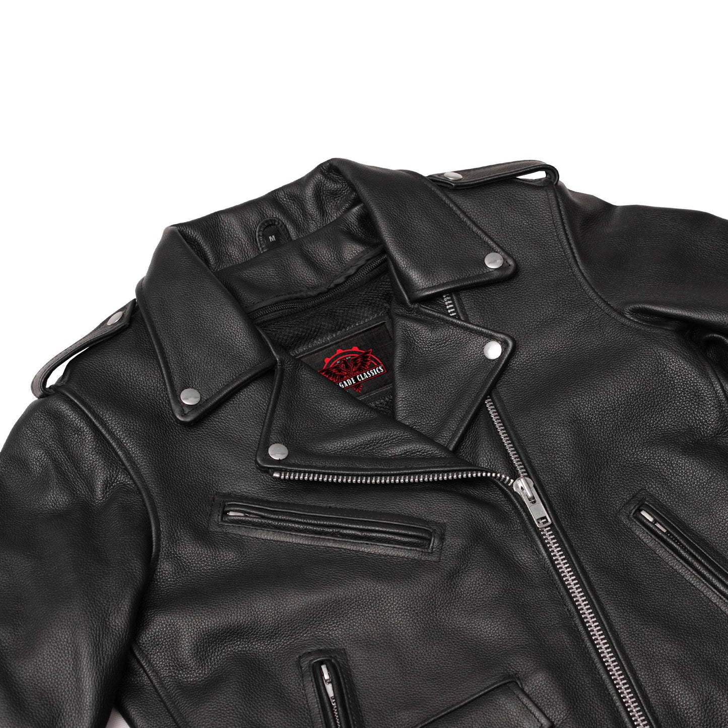 SpeedMoto Women's Leather Motorcycle Jacket
