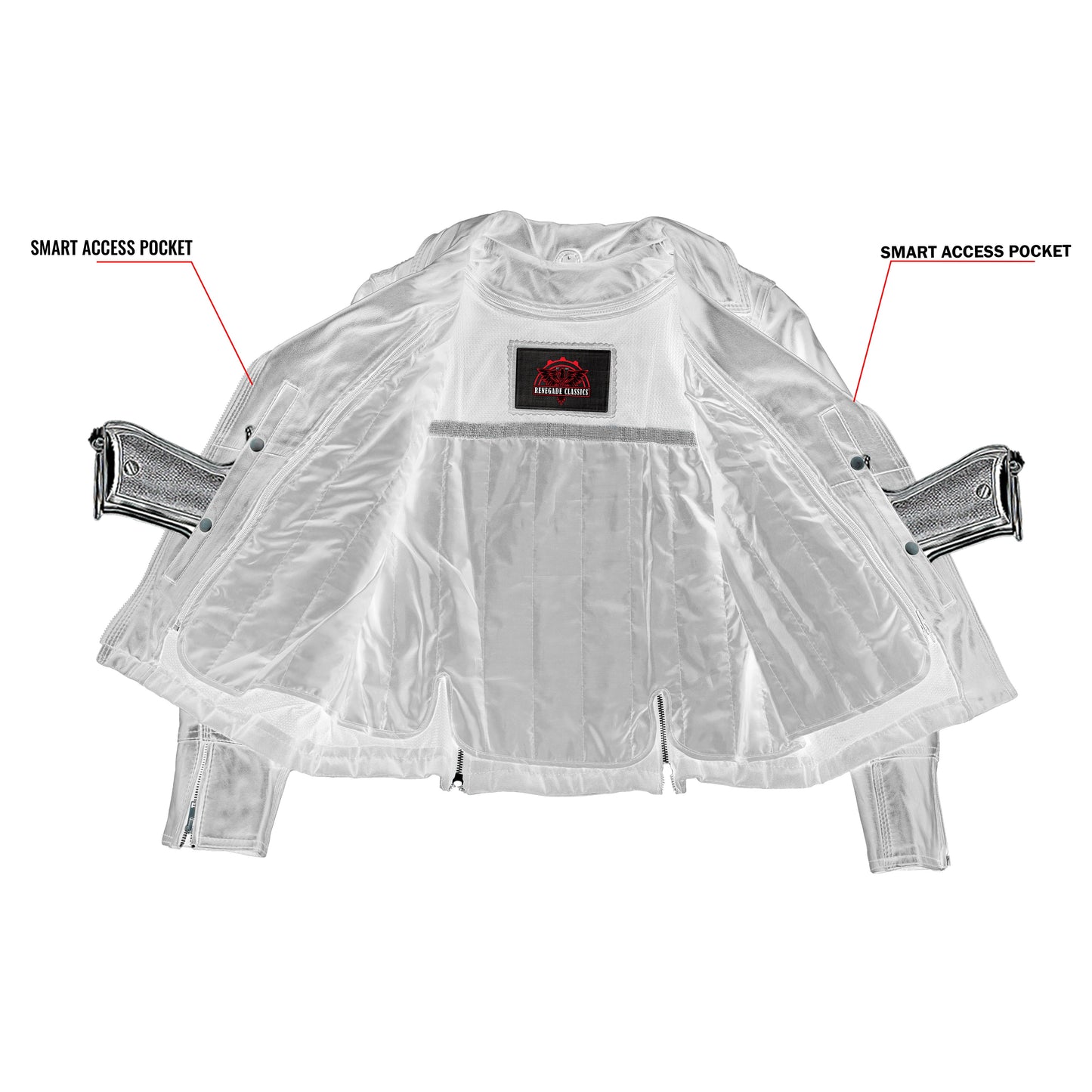 Women's Updated Lightweight Stylish M/C Jacket