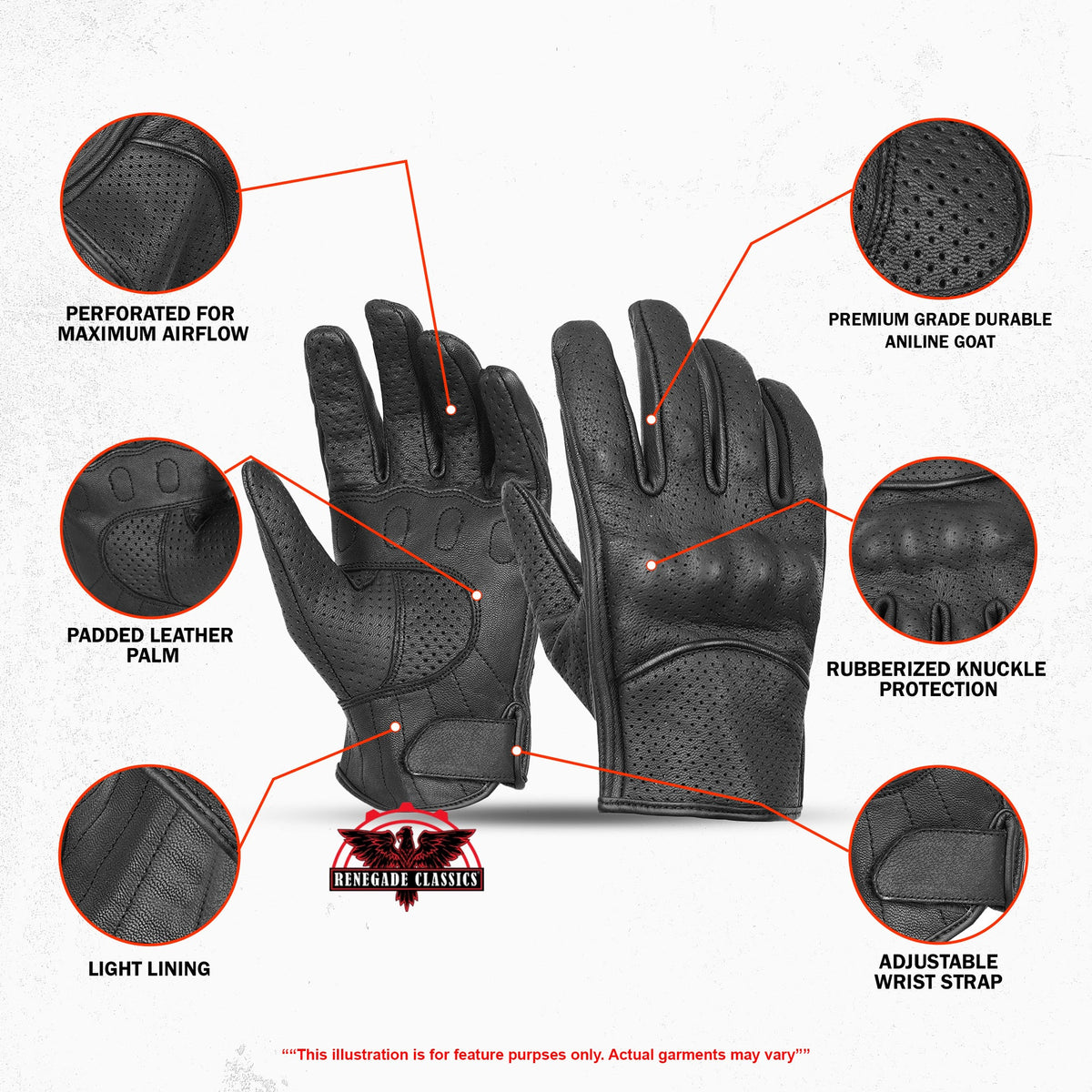 Women's Perforated Sporty Glove