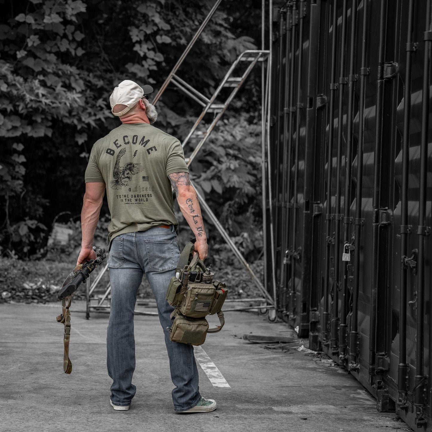 Become A Threat To The Darkness Men's T-Shirt