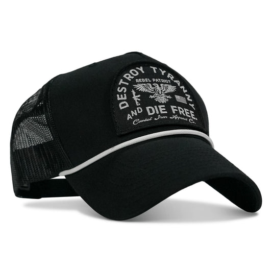 Destroy Tyranny and Die Free Patch Rope Snapback Hat