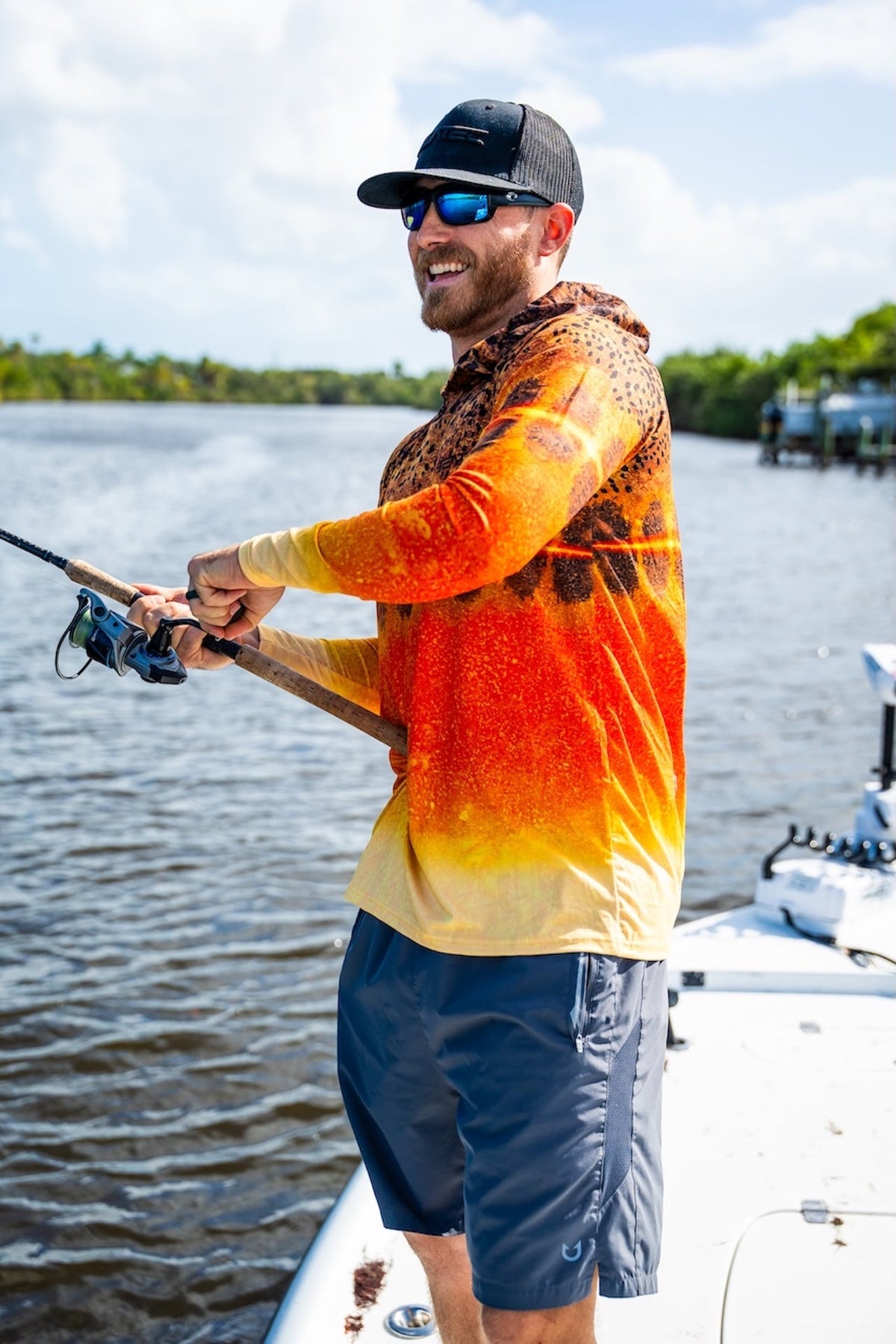 Golden Trout Sport Tec Hooded Long Sleeve – Men's