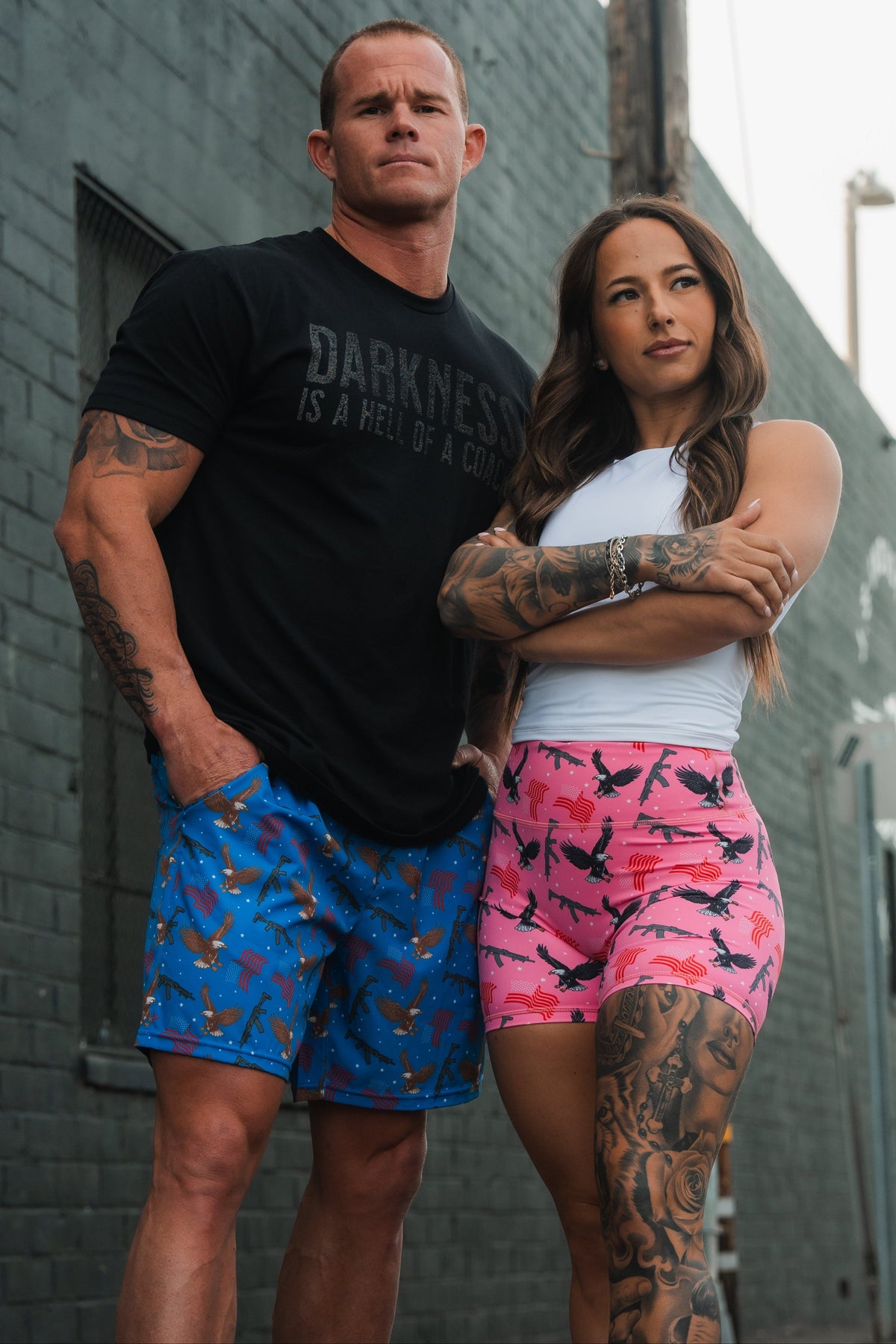 Men's Performance Hybrid Shorts | 5.5"- 'Merica Baby