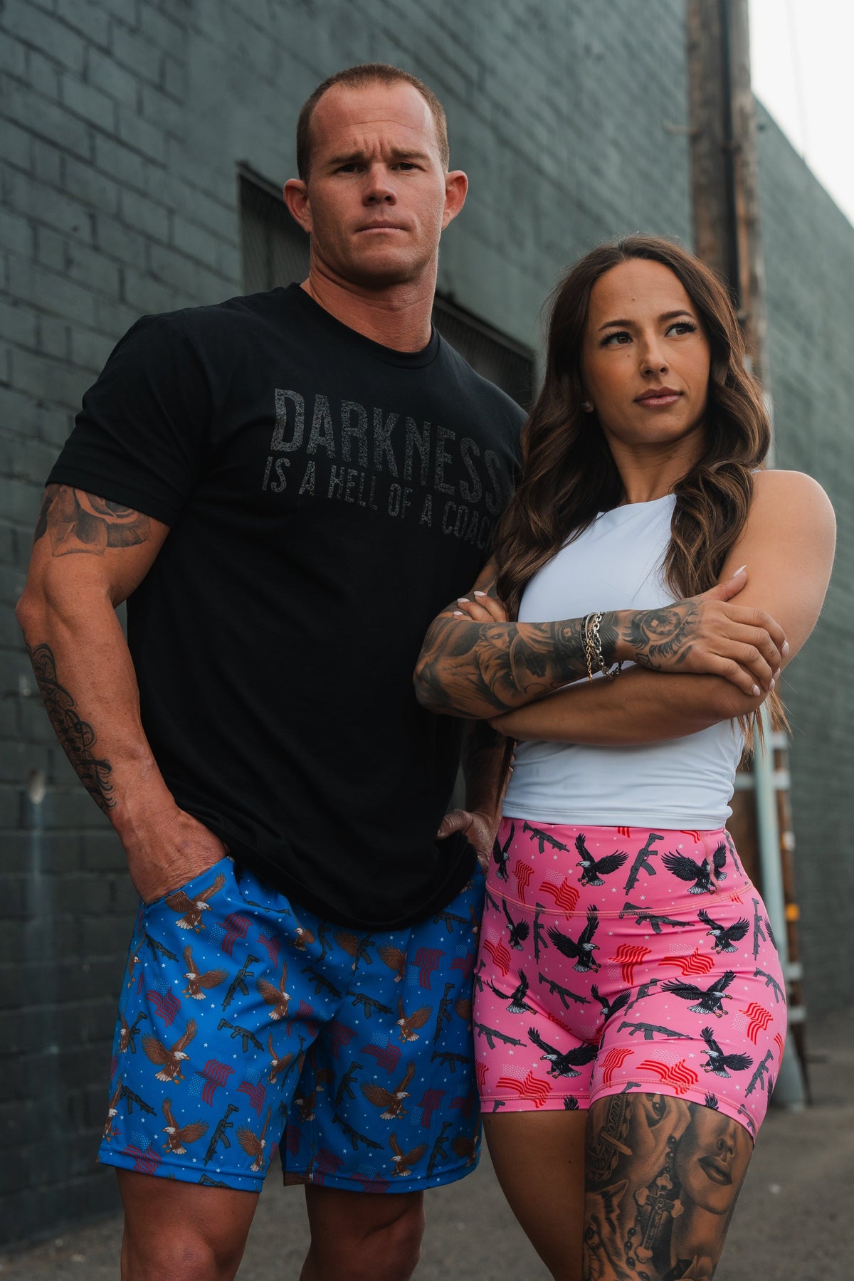 Men's Performance Hybrid Shorts | 5.5"- 'Merica Baby