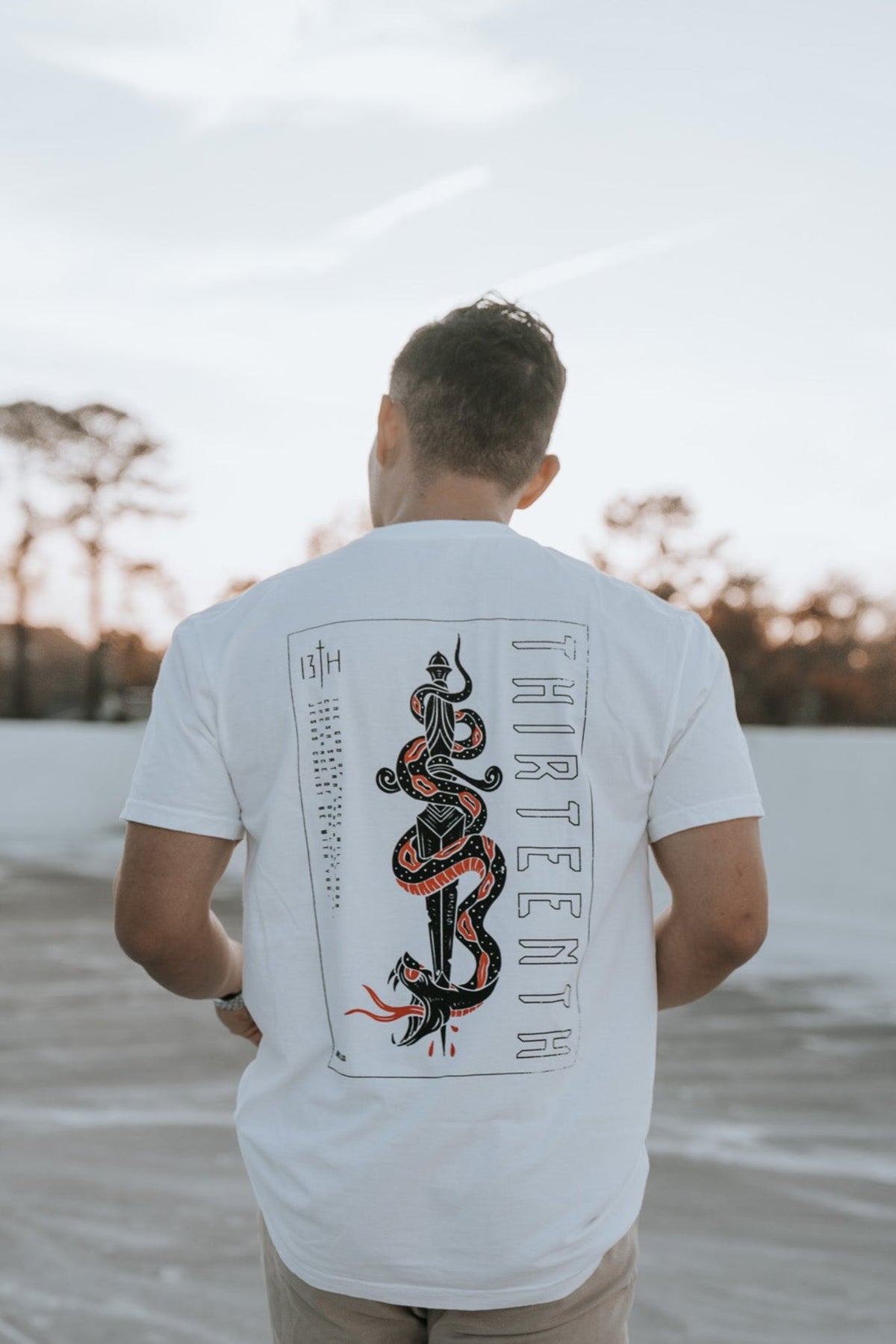 Lucifer's Demise Premium Tee- White