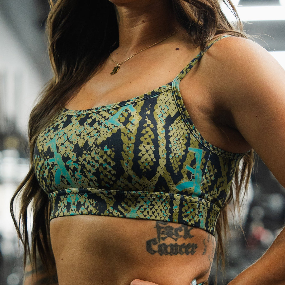 Straight Strap Sports Bra | Lethal Venom