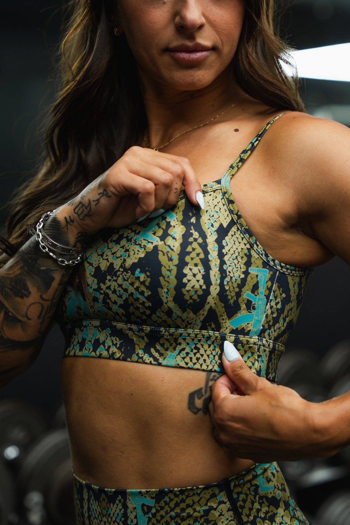 Straight Strap Sports Bra | Lethal Venom