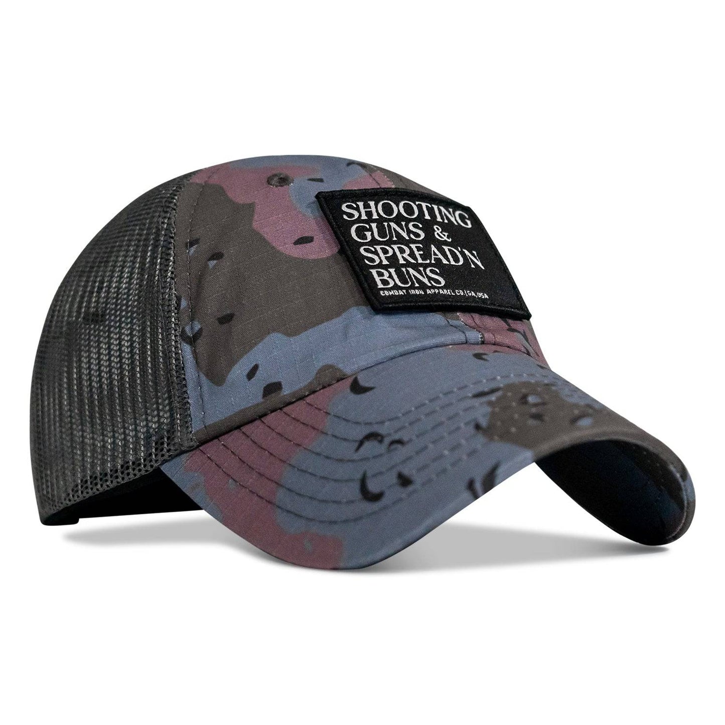 Shooting Guns & Spread'n Buns Patch Ripstop Tactical Hat